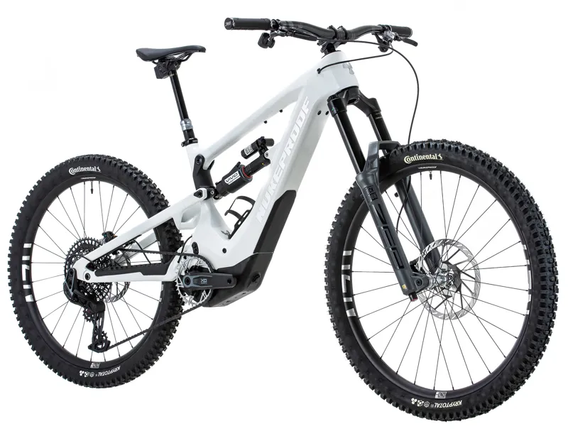 Nukeproof Megawatt 297 RS Carbon E-Mountain Bike X0 Eagle in White-13